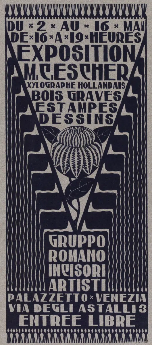 LW110, Announcement of exhibition in Rome 1926. LW110, Announcement of exhibition in Rome 1926.