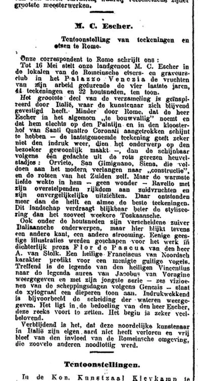 Nieuwe Rotterdamse Courant, may 1927. Nieuwe Rotterdamse Courant, may 1927.